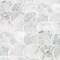 Msi Calacatta Blanco Scallop SAMPLE Polished Marble Mesh-Mounted Mosaic Tile ZOR-MD-0202-SAM - alternate 5